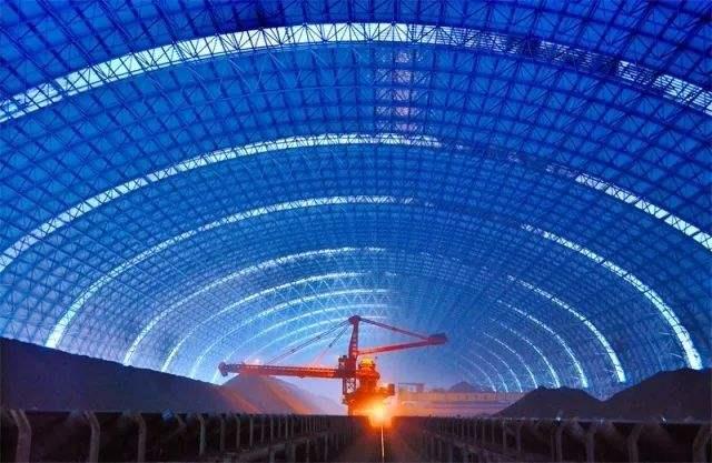 泰兴亿优钢构工程师为您解析原料场封闭技术的特点和类型